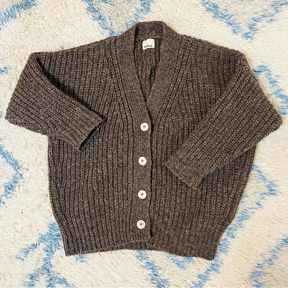 Babaa no19 Cardigan in Oak